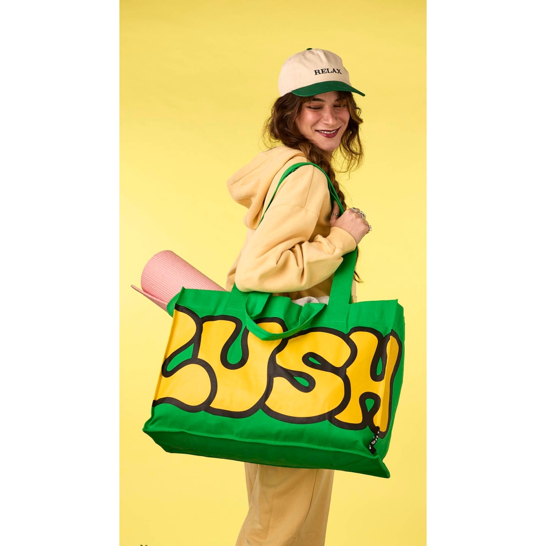 Retro Bubble Lush Big Bag - Green - Image 2