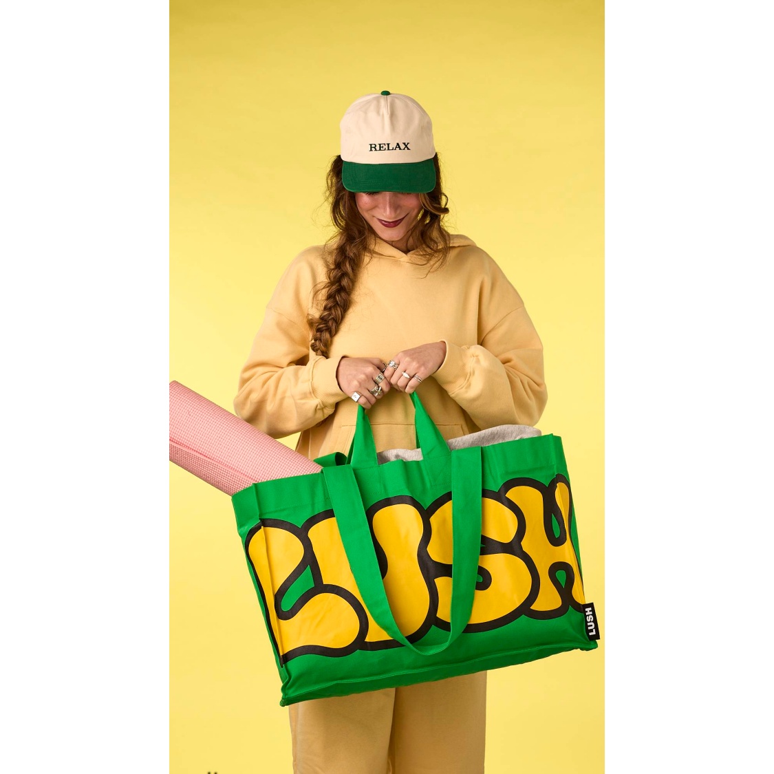 Retro Bubble Lush Big Bag - Green - Image 3