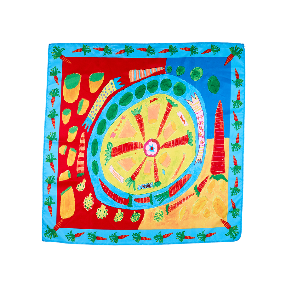 Veggie Christmas Dinner Knot Wrap